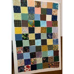154 Pieces 2.5" Cotton Quilting Squares Assorted Patterns & Colors Vintage Style